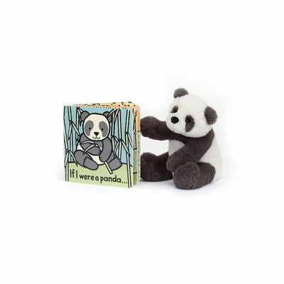 Jellycat If I Were A Panda and Harry Panda Cub Small New Zealand | JXBIN2539